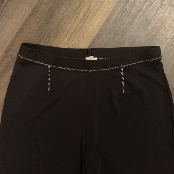 J.hill rayon and poly wide leg flowy pants in black. Worn about 4x - Picture 3 of 4